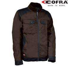 COFRA Blora Sztreccs Munkáskabát Barna/Fekete - 48