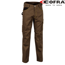 COFRA Drill Derekas Munkásnadrág Barna/Fekete - 60 munkaruha