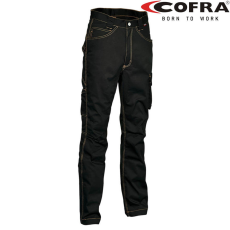 COFRA Drill Derekas Munkásnadrág Fekete - 50