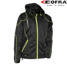 COFRA Jacuzia Softshell Dzseki Fekete/Lime - XL munkaruha
