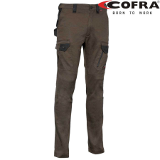 COFRA Jember Sztreccs Munkásnadrág Barna/Fekete - 58 munkaruha