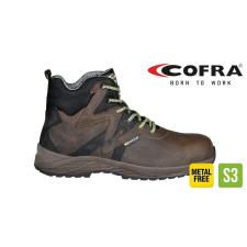 COFRA Pushpress Brown S3 Src Adaptív Talpú Munkavédelmi Bakancs - 44 munkavédelmi cipő