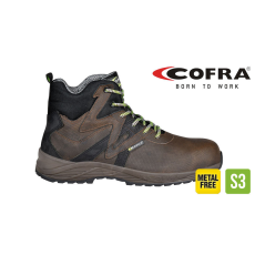 COFRA Pushpress Brown S3 Src Adaptív Talpú Munkavédelmi Bakancs - 47