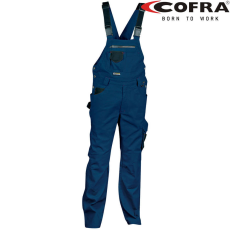COFRA Steel Kantáros Nadrág Kék/Fekete - 62