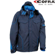 COFRA Tecka Softshell Dzseki Sötétkék/Királykék - 56