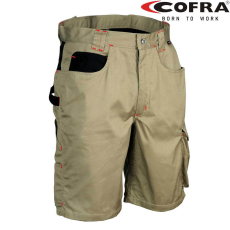 COFRA Tile Munkás Rövidnadrág Khaki/Fekete - 56
