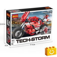  COGO 5809 2 az 1-ben Motorbiciklik - 100% technic-kompatibilis építőjáték barkácsolás, építés