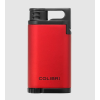 Colibri Belmont, egyes Jet lánggal égő szivar öngyújtó piros és fekete színben