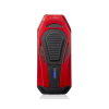 Colibri Boss III Jet Red Black szivar gyújtó 3-as szúrólánggal és kihajtható dupla pengés szivarvágóval - fekete/vörös