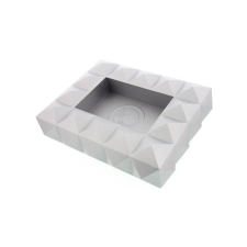 Colibri Quasar Silver, nagy méretü szivar hamuzó 6 szivar számára - ezüst hamutartó