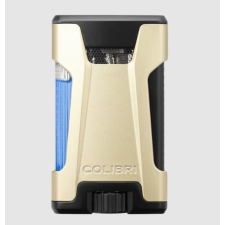 Colibri Rebel, dupla Jet lánggal égő szivaröngyújtó - arany öngyújtó