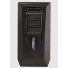 Colibri Slide-Dupla szúró lángos szivargyújtó, beépített szivarfúróval, fekete öngyújtó