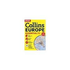  Collins Europe 2016 - Essential Road Atlas idegen nyelvű könyv
