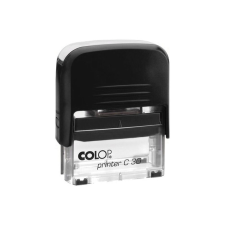 COLOP Bélyegző c30 colop fekete átlátszó ház/fekete párna bélyegző