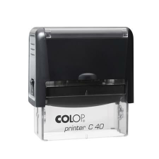 COLOP Bélyegző, COLOP Printer C 40, fekete cserepárnával (IC1524000U) bélyegző