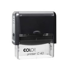  COLOP Bélyegző, COLOP &quot;Printer C 40&quot;, fekete cserepárnával bélyegző