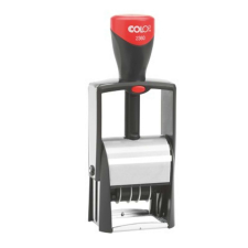 COLOP Classic 2360 dátumbélyegző önfestékező 4 mm magyar fekete párnával 30x45 mm bélyegző