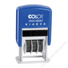 COLOP Dátumbélyegző, COLOP S 160/L, Kiadva (IC1051659) bélyegző