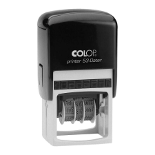 COLOP Dátumbélyegző printer 53 colop 30x45mm, fekete ház bélyegző