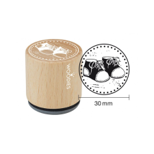 COLOP Gumibélyegző - Baby shoes - Woodies Rubber Stamp (1 db) bélyegző