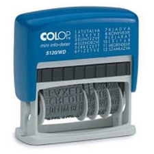 COLOP S 120/WD dátumos szóbélyegző BL bélyegző