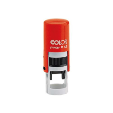 COLOP Szövegbélyegző Printer R 12 piros ház kör lenyomattal 12 mm bélyegző