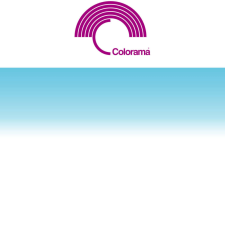 Colorama Colorgrad 110 x 170 cm White/Aqua PVC háttér (LLCOGRAD316) háttérkarton