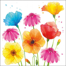 Colorfoul Summer Flowers papírszalvéta 33x33cm,20db-os konyhai eszköz