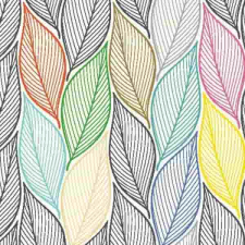  Colorful leaves öntapadós tapéta 45cmx15m tapéta, díszléc és más dekoráció