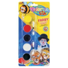 Colorino 5 db-os tégelyes arcfesték ecset, festék