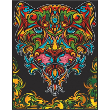 Colorvelvet Bársony kép - Leopárd kreatív és készségfejlesztő