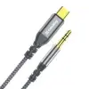 ColorWay Adapter USB-C - 3.5 mm Mini-Jack, 1.2 m, Szürke (CW-CBPDJ071-G) (CW-CBPDJ071-G)