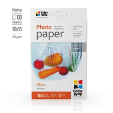 ColorWay fotópapír, matt (matte), 220 g/m2, 10x15, 100 lap (pm2201004r) PM2201004R fotópapír
