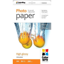 ColorWay High Gloss A4, 50 db fotópapír