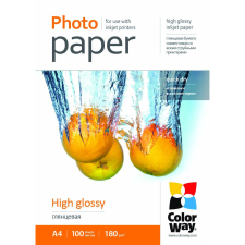 ColorWay PG180100A4 fotópapír magasfényű A4 100 lap (PG180100A4) - Fotópapír fotópapír