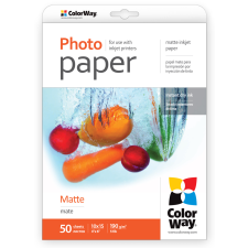 ColorWay PM1900504R 10x15cm Matt Fotópapír (50 lap/csomag) fotópapír