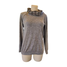  Colosseum szürke magas nyakú női pulóver (méret: M) női pulóver, kardigán