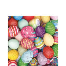 Colourful Eggs papírszalvéta 25x25cm,20db-os asztalterítő és szalvéta