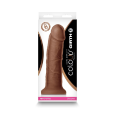  Colours - Dual Density - 7" Girth Dildo - Brown műpénisz, dildó