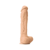  Colours - Pleasures - 10" Dildo - White