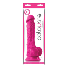  Colours Pleasures 7 inch Dildo Pink műpénisz, dildó