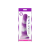  Colours - Pleasures - Yum Yum 6" Dildo - Purple
