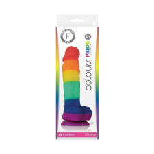  Colours Pride Edition 5 inch Dildo Rainbow műpénisz, dildó