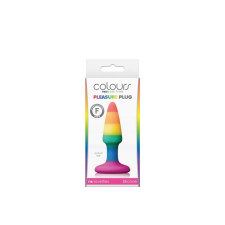  Colours - Pride Edition - Pleasure Plug - Mini -Rainbow műpénisz, dildó