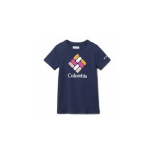 Columbia Rövid ujjú pólók MISSION LAKE SS GRAPHIC SHIRT Kék 4 Jahre gyerek póló