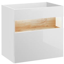 Comad Bahama White szekrény 60x46x68 cm Függesztett, mosdó alatti fehér BAHAMAWHITE820FSC fürdőszoba bútor