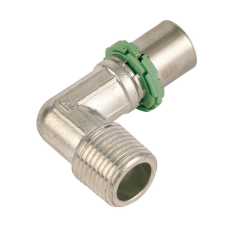 COMAP 7092GW MultiSkin press könyök, 90°, 18x2mm-1/2"K hűtés, fűtés szerelvény