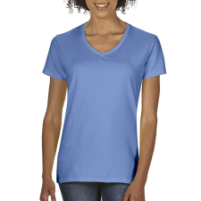 Comfort Colors CC3199 V-nyakú Női póló mosott hatású Comfort Colors, Flo Blue-2XL női póló