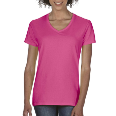 Comfort Colors CC3199 V-nyakú Női póló mosott hatású Comfort Colors, Neon Pink-XL