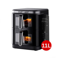  Comfy Nest CN-06184: Dupla kosaras airfryer 2800w fritőz